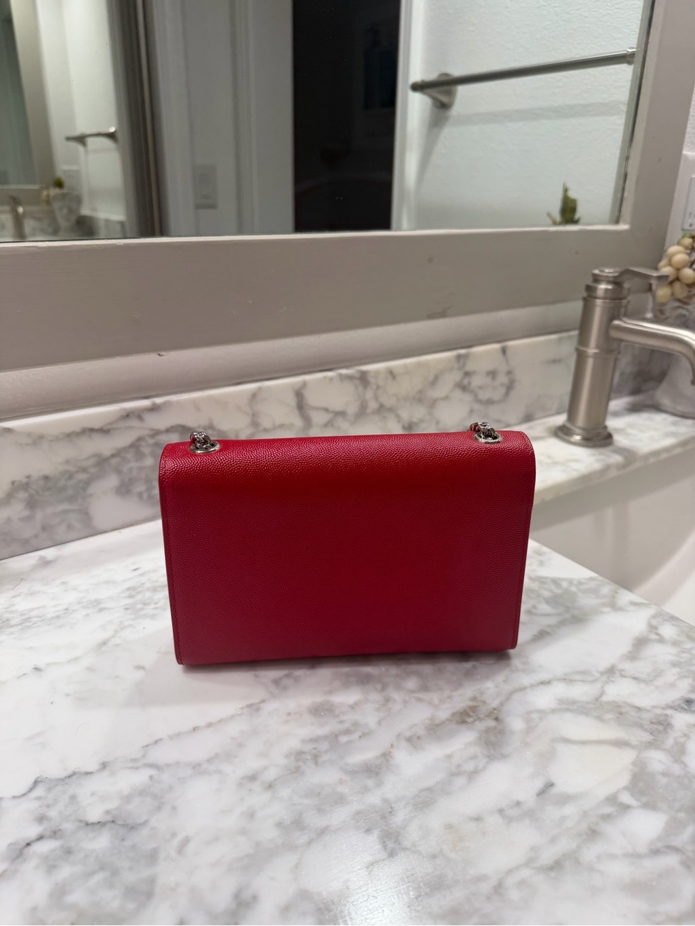 Saint Laurent YSL Kate red leather mini WOC - Picture 3 of 8